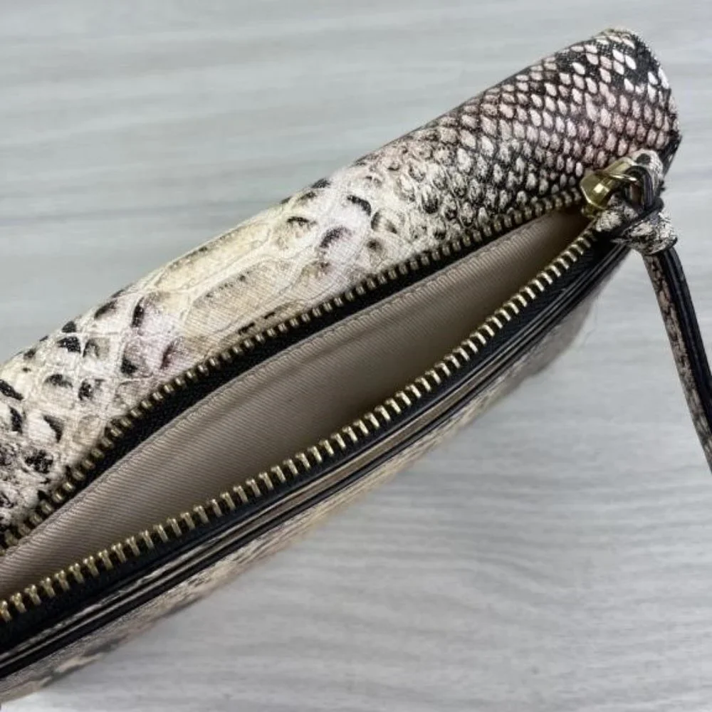 Beautiful Snakeskin Leather Clutch wallet (Softest Leather I have ever felt)